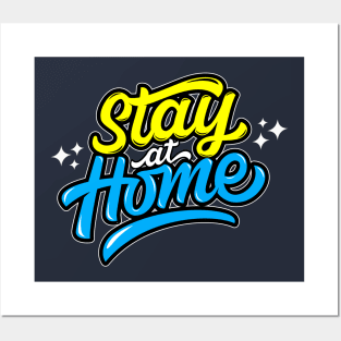 stay at home Posters and Art